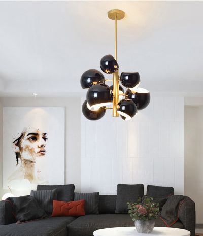 Modern simple villa designer creative living room dining room Chandelier P10