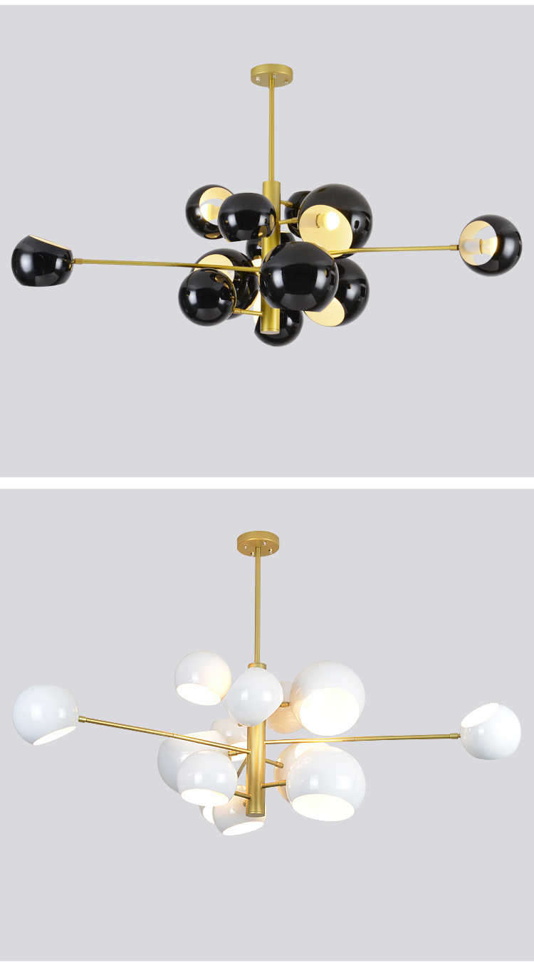 Modern simple villa designer creative living room dining room Chandelier P10