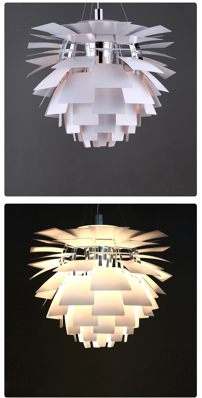 Aluminum Nordic simple pinecone led restaurant Chandelier P5374