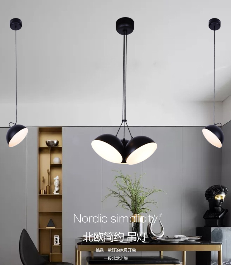 Northern Europe simple living room dining room led Chandelier pendent lamp P5334