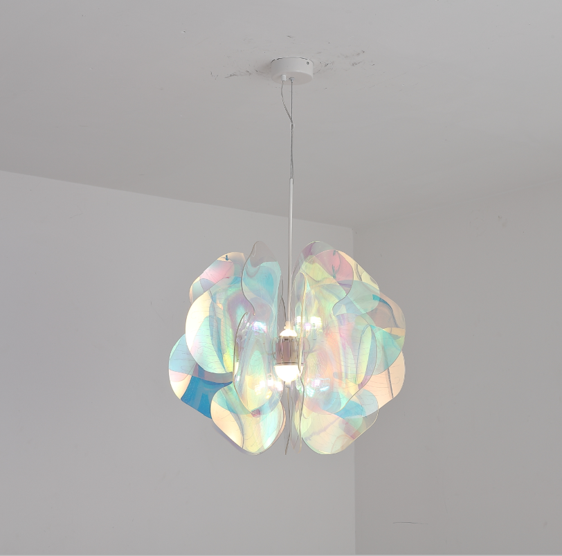 Creative Color Acrylic butterfly led living room dining room Chandelier D5032