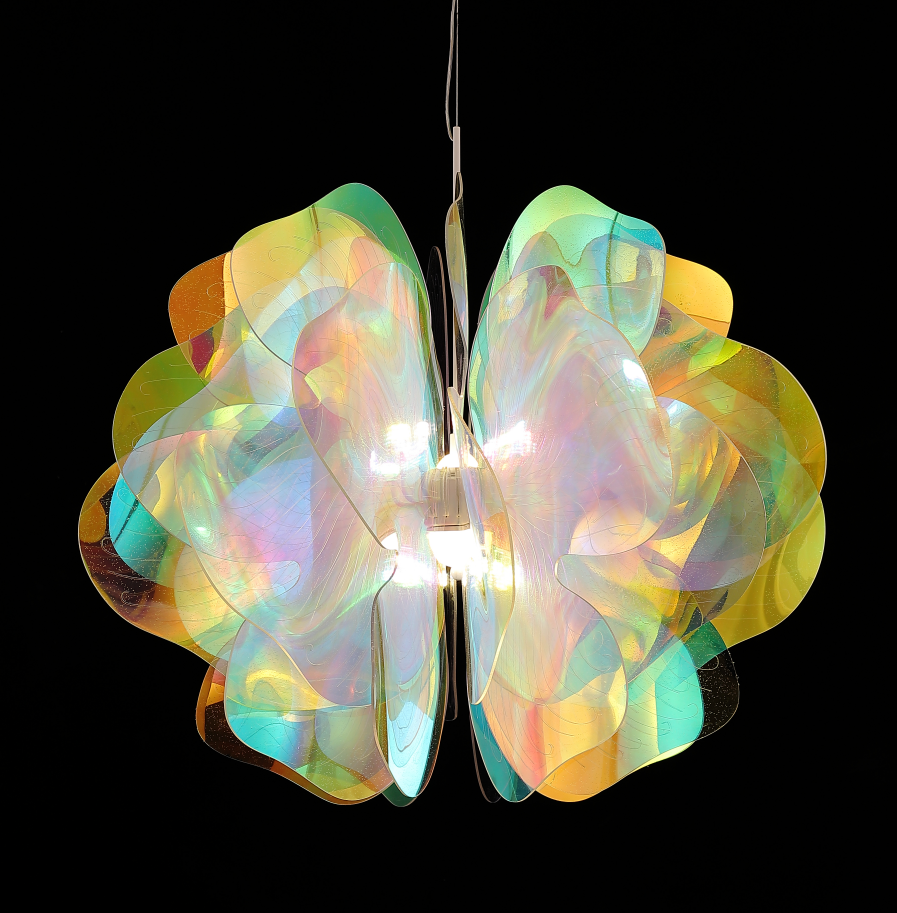 Creative Color Acrylic butterfly led living room dining room Chandelier D5032