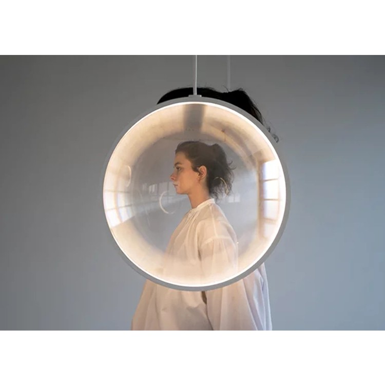 Modern creative convex mirror living room dining room led Chandelier D5569