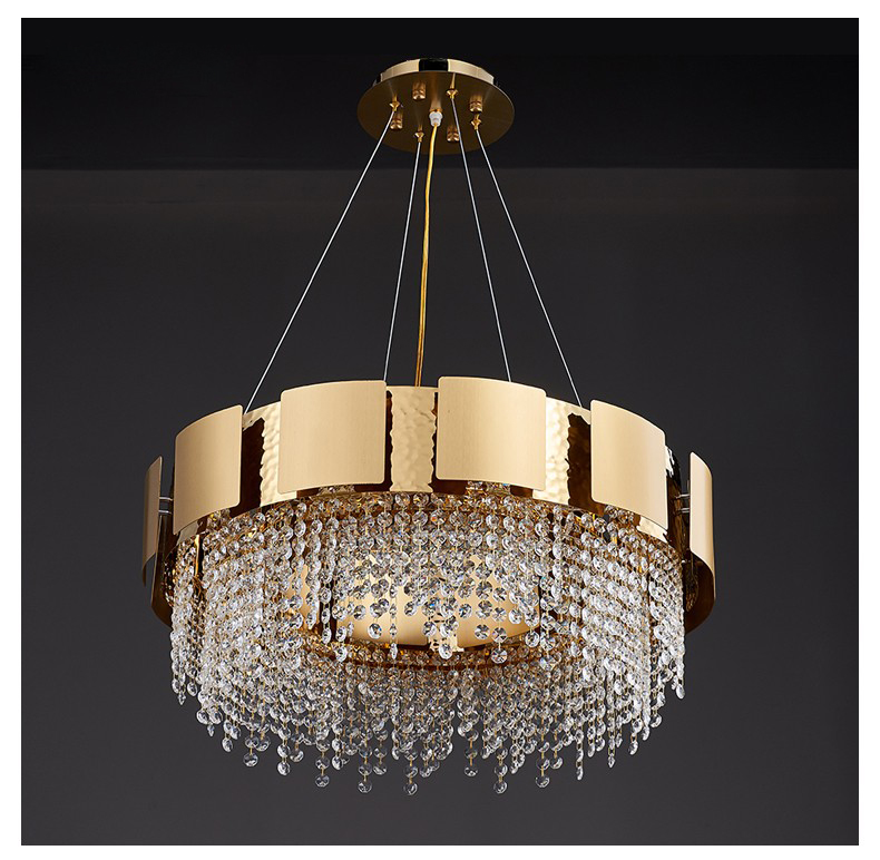 Classic living room dining room European modern LED crystal chandelier D5506