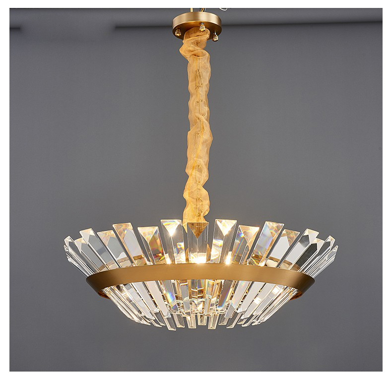 Classic living room dining room European modern LED crystal chandelier P8053