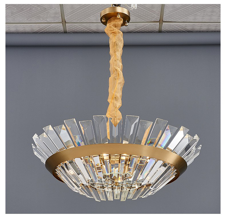 Classic living room dining room European modern LED crystal chandelier P8053