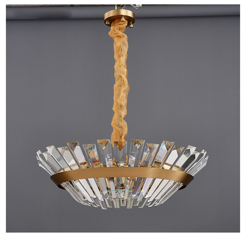 Classic living room dining room European modern LED crystal chandelier P8053