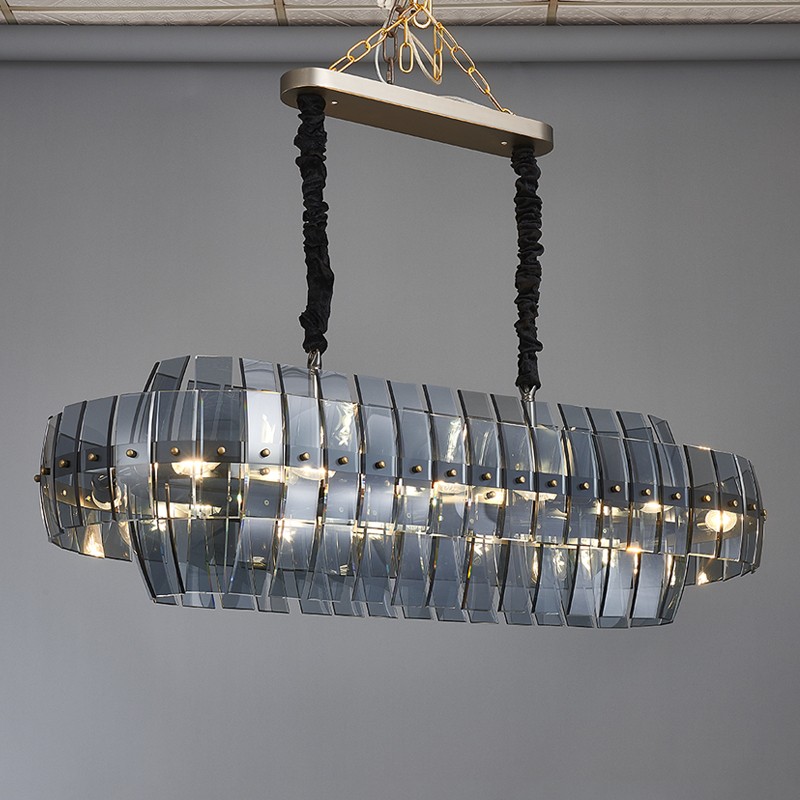 Classic living room dining room European modern LED crystal chandelier P5710