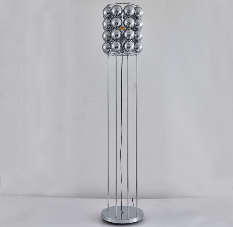 Light luxury postmodern stainless steel ball art floor lamp F6002