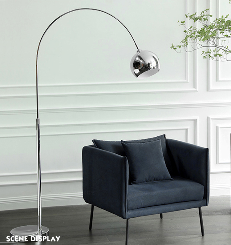 Light luxury postmodern simple Nordic lifting fishing floor lamp FD01