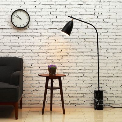 Light luxury postmodern living room bedroom simple iron marble floor lamp F2113