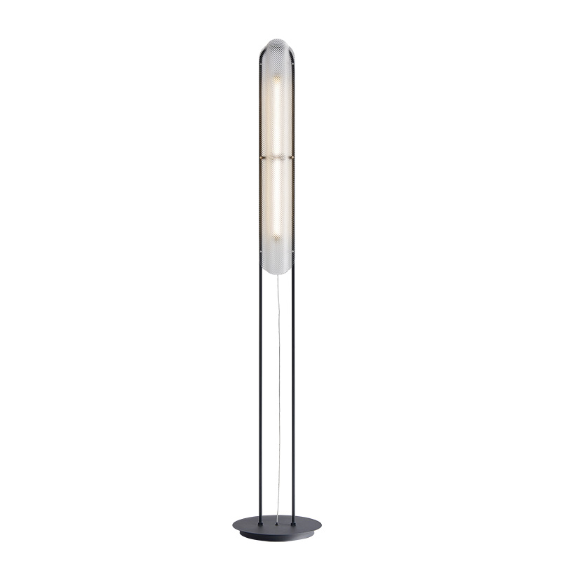 Post modern art led Glass Iron Italian floor lamp F9001