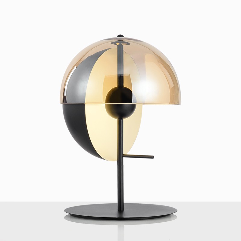 Simple modern living room dining room bedroom art glass ball led table lamp T8001