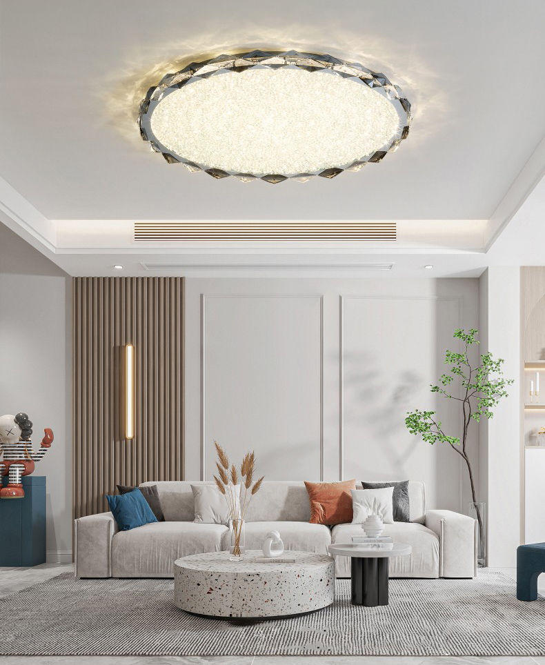 Simple modern living room dining room bedroom art crystal ceiling lamp C4092