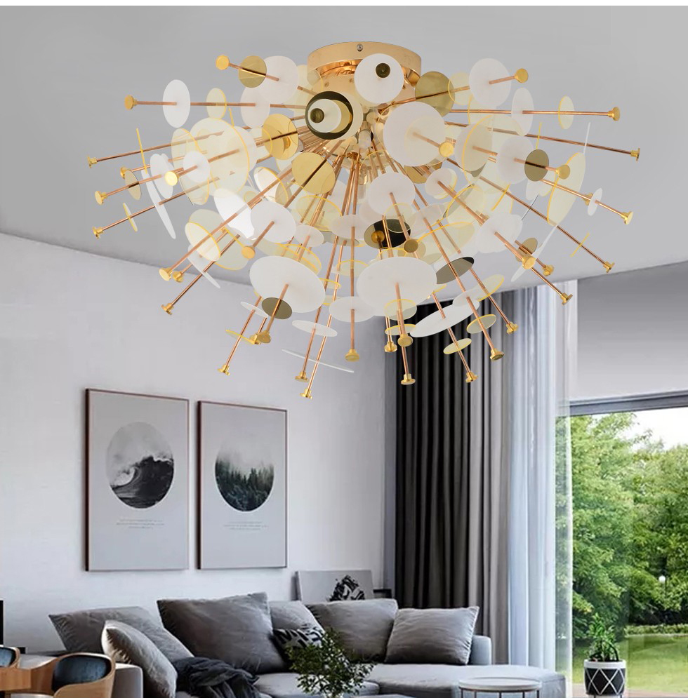 Simple modern living room dining room bedroom Art Acrylic led ceiling lamp C061