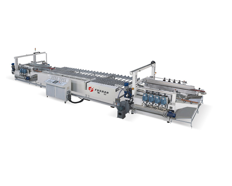 FSYM  Glass straight line double round edge production line