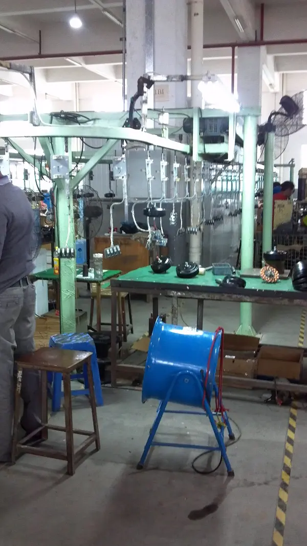 微型马达生产流水线