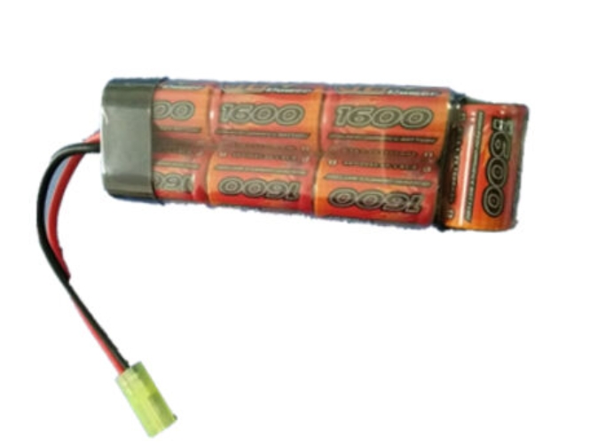 8.4V 2/3A 1600mAh 鎳氫電池組，用于帶 Tamiya 插頭的氣槍