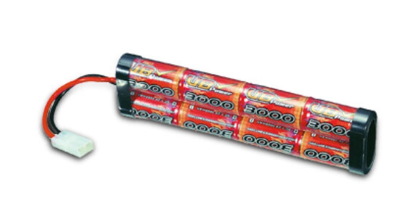 9.6V SC 3,000mAh 鎳氫電池組，適用于帶 Tamiya 插頭的氣槍