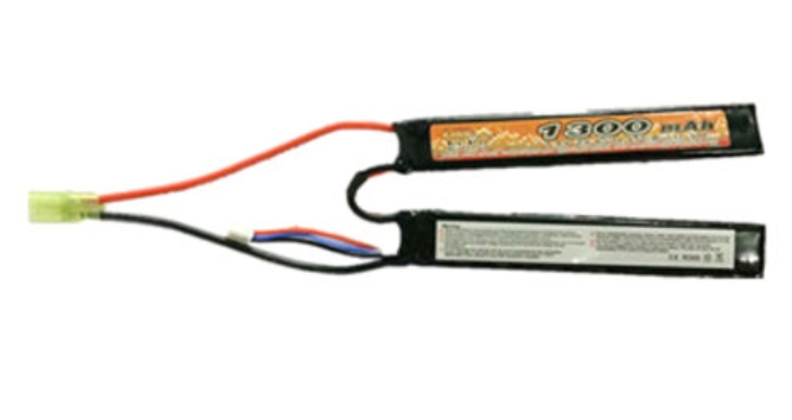 鋰聚合物 7.4V 15C numchuck 包，用于容量為 1300mAh 的氣槍