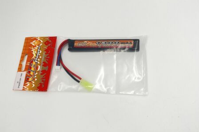 7.4V/1,300mAh 鋰聚合物電池，25C 電流，用于氣槍 AK