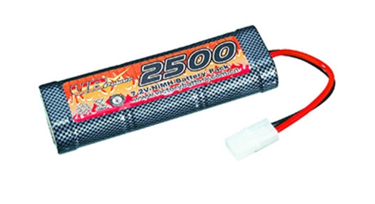 Stick Pack SC2500mAh 7.2 NiMh 电池，RTR 或 RC 汽车的理想替代电池组