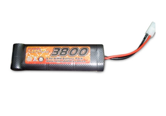 8.4V/3,800mAh 镍氢电池组，用于 RC 汽车，带 Tamiya 连接器