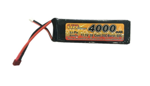 鋰電池 11.1V 4000mAh 30C，用于遙控直升機(jī)和遙控?zé)o人機(jī)