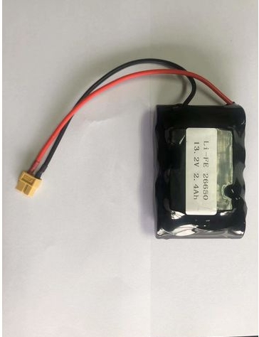 13.2V 2.4Ah LiFePO4 電池組，具有 36A 放電電流和 BMS