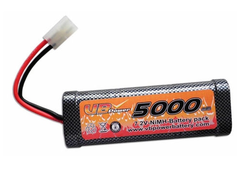 VBpower 7.2V 鎳氫電池，容量為 5,000mAh，用于 RC 汽車，每次快速生產(chǎn)