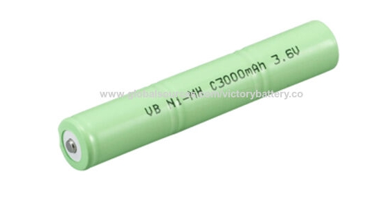 NiMH C3000mAh 3.6V 电池组，用于手电筒、LED 灯