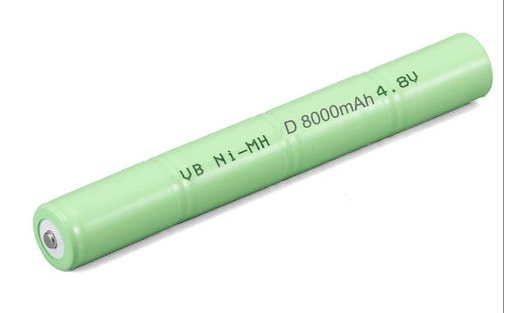 鎳氫 D 8,000mAh 4.8V 電池組，用于應(yīng)急照明