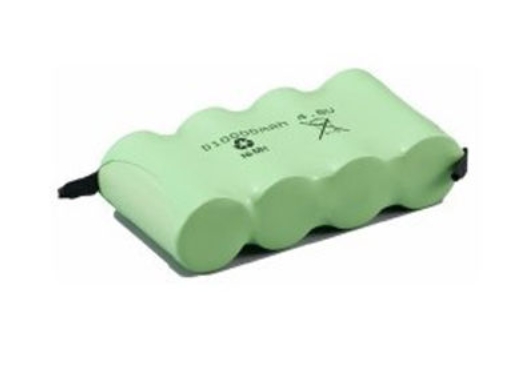 優(yōu)質 4.8V 鎳氫可充電電池組，由 4 節(jié) 10,000mAh 圓柱形 D 電池供電