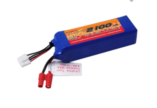 9.9V 2100mAh LiFePO4 電池組，具有 5C 放電電流，適用于無線電發(fā)射器和接收器