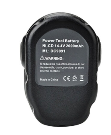 14.4V 2000mAh Ni-CD 可充電替換電池，適用于 Dewalt 電動工具