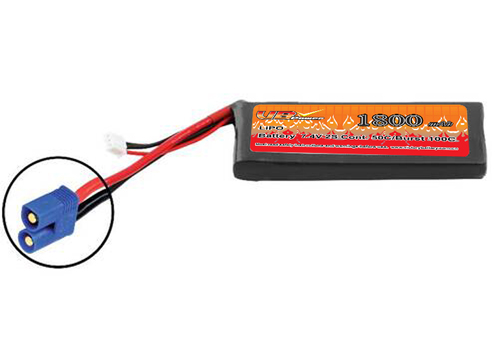 LiPo 1800 2S 7,4V 50C EC3