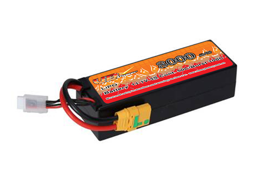 3S 50C Ranger 锂电池 （11.1V/8000mAh） XT90 插头