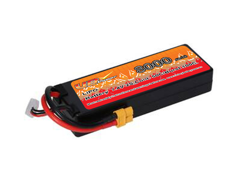 2S 50C Ranger 鋰電池 （7.4V/8000mAh） XT60 插頭