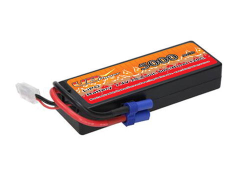 2S 60C Ranger 鋰電池 （7.4V/5000mAh） EC5/5000mAh） XT90 插頭