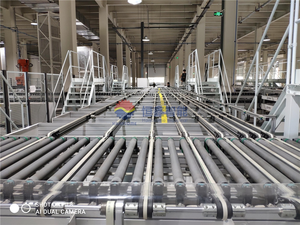 Plate intelligent conveying line