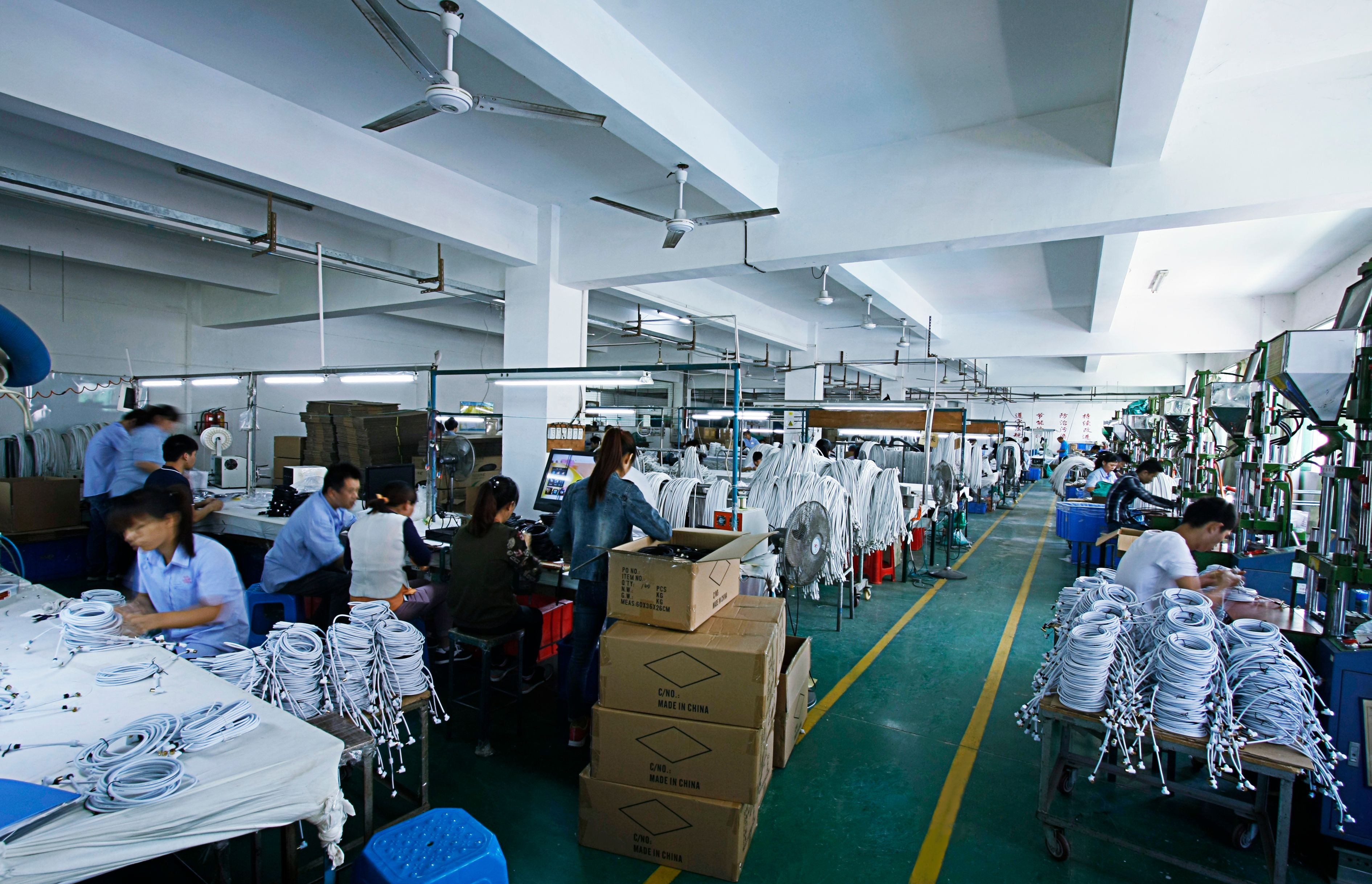 Connecting line processing <br>production line