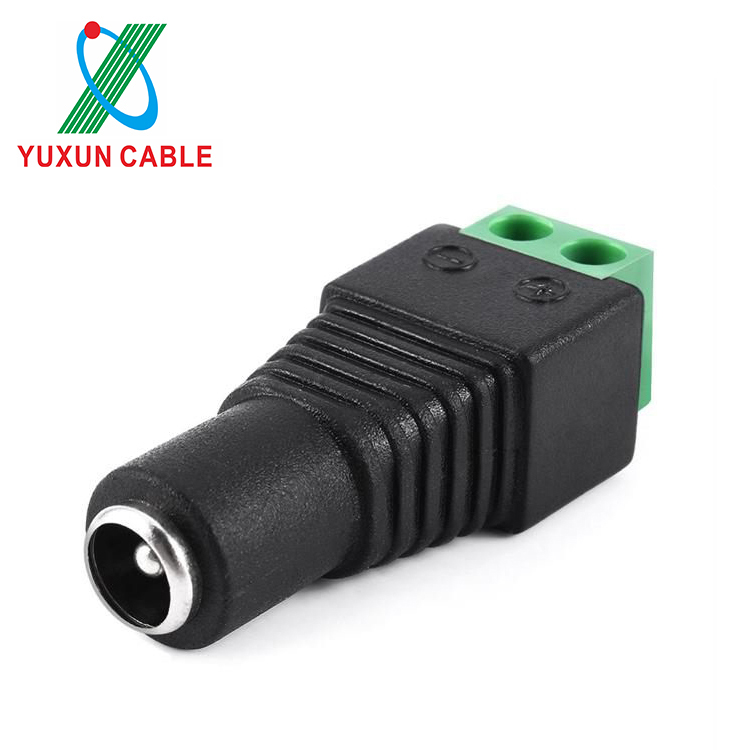 Screw Type DC female connector 2.1*5.5mm Power Jack Adapter