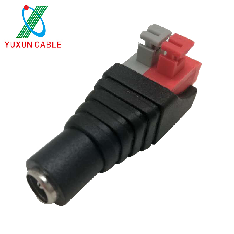 Press Type DC female connector 2.1*5.5mm Power Jack Adapter