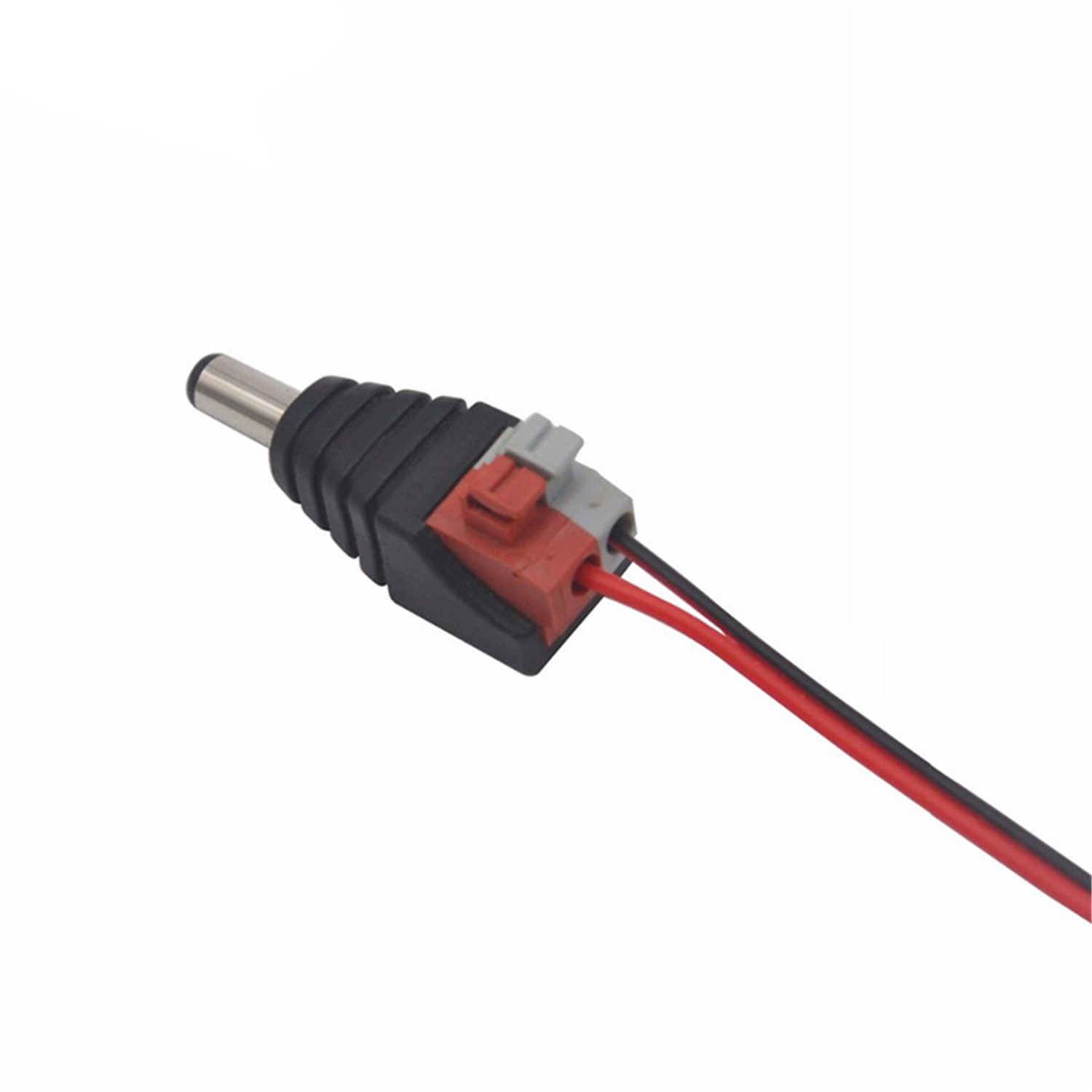 Press Type DC Male connector 2.1*5.5mm Power Jack Adapter