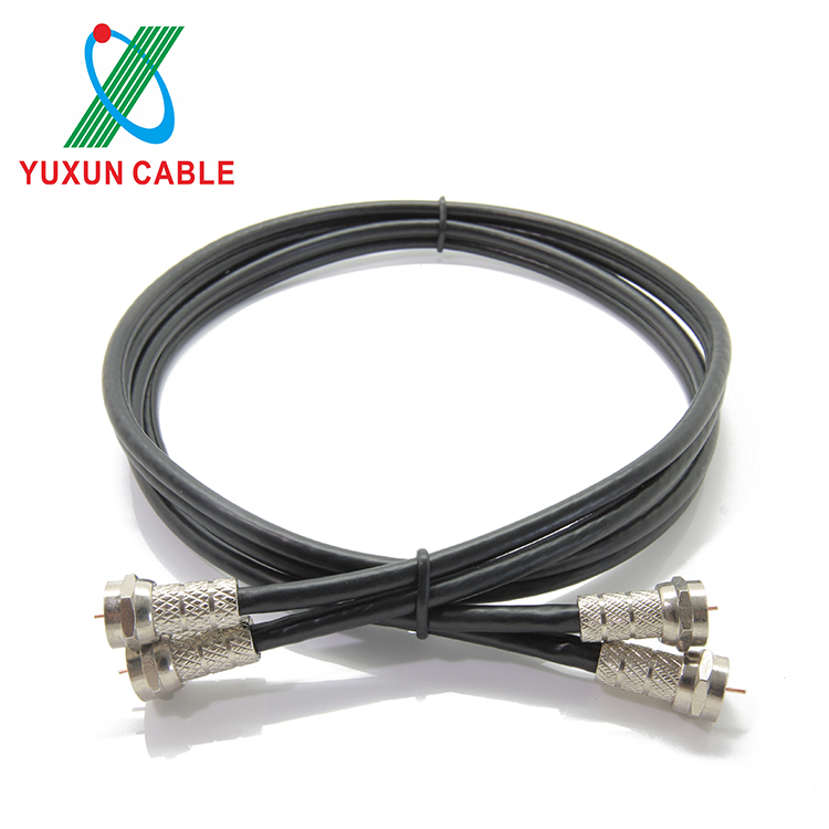 Twin cable with F connector