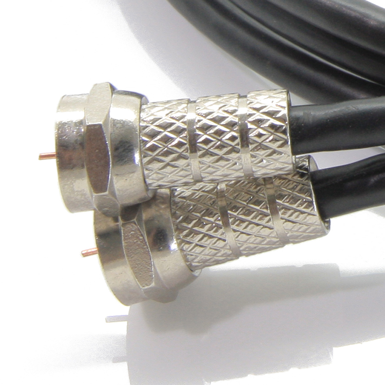 Twin cable with F connector