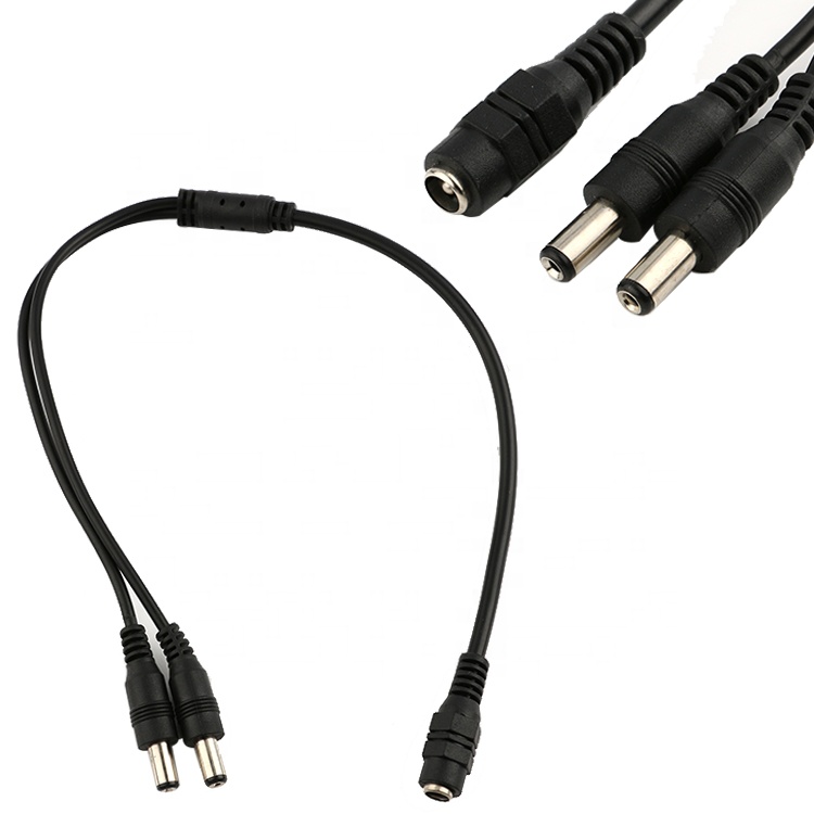 1 To 2 Way Power DC Splitter Cable
