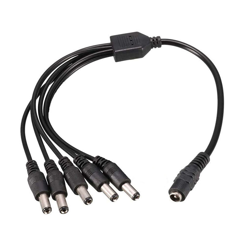 1 To 5 Way Power DC Splitter Cable