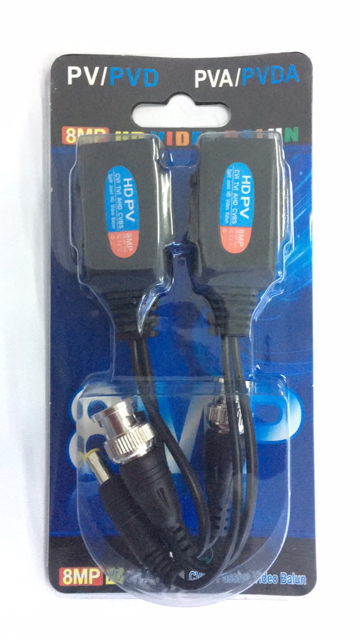 HD Power and Video Balun 8MP 501PV