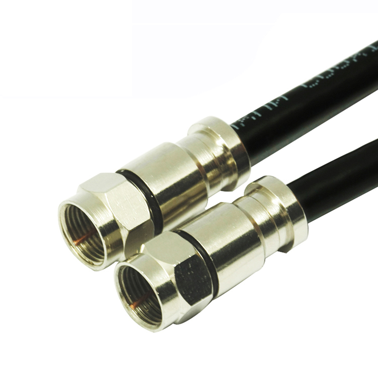 RG6 Antenna Cable with compression F connector